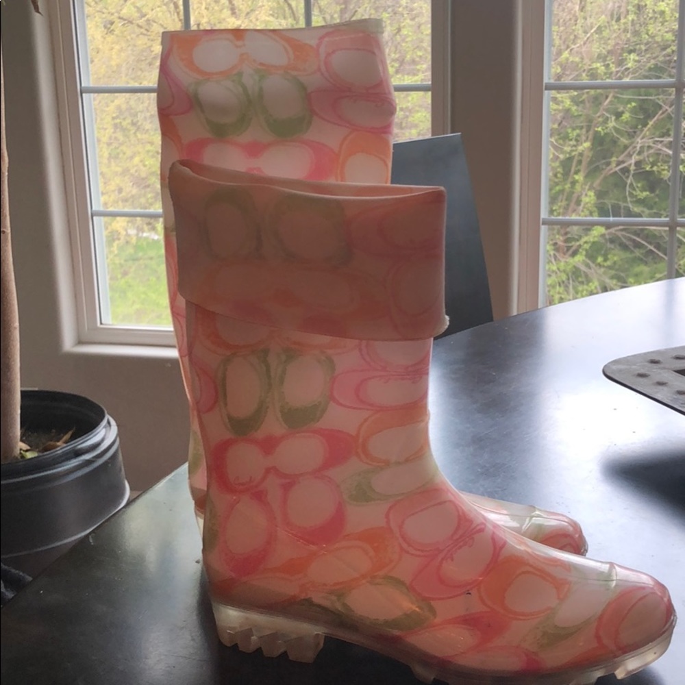Coach Rain boots - Picture 2 of 3